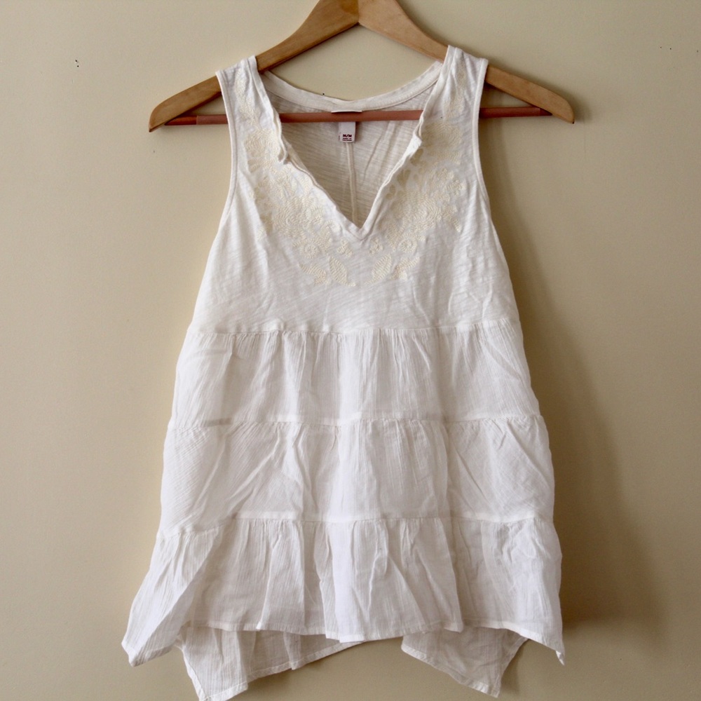 ☁️ Off-White Tunic Top ☁️